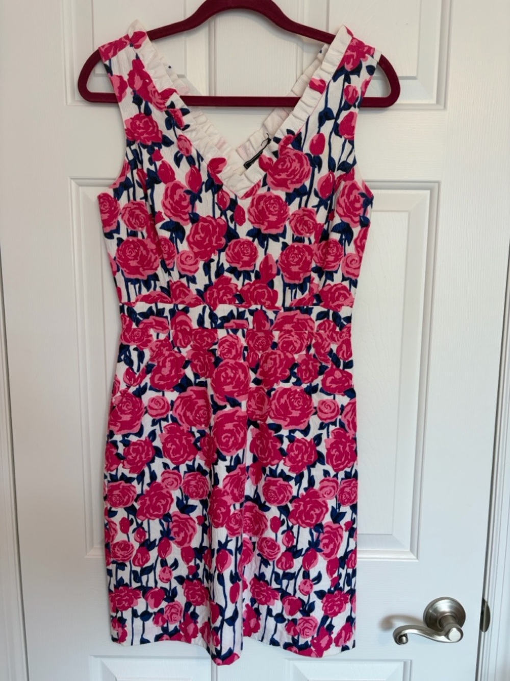 Vineyard Vines Run for the Roses Ruffle Dress Women’s Size 2 Kentucky Derby NWT